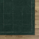 Siarl Green Checkered Area Rug