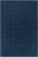 Sanvi Navy Wool Area Rug