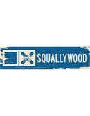 Squallywood Ski Trail Distressed Metal Sign