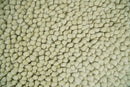 Square 3x3 Beige Wool Shag Handmade Felted Rug | SHA1