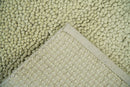 Square 3x3 Beige Wool Shag Handmade Felted Rug | SHA1