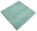 Square 3x3 Blue Wool Shag Handmade Felted Rug | SHA2