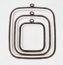 Square Flexi Hoop Nurge 230-13 Woodgrain