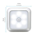 Square & PIR Motion Sensor Light for Closet with Battery