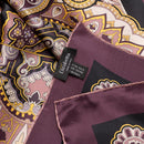 Malta - Silk Foulard - Plum