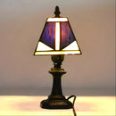 Tiffany-Style Lamp with Square Glass Design