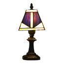 Tiffany-Style Lamp with Square Glass Design