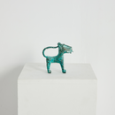 Mini Benin Bronze Metal Leopard Figurine
