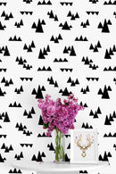 Squiggle Triangle Wallpaper