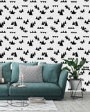 Squiggle Triangle Wallpaper