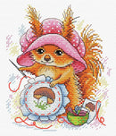 Squirrel M-286 / SM-286 Counted Cross Stitch Kit