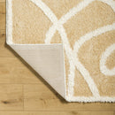 Gilon Camel Plush Area Rug - Clearance