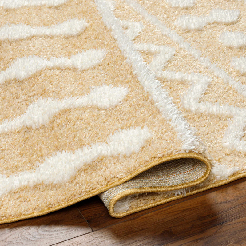 Ilyas Camel Plush Area Rug