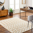 Ilyas Camel Plush Area Rug - Clearance
