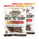 Sweet and Spicy Beef Jerky | Pack of 6 | 1.5 oz | Shipping Included | Nebraska Star Beef