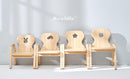 Mesasilla Primary Adjustable Table Set - with drawer-Bear  Car Rabbit  Star - Height Adjustable