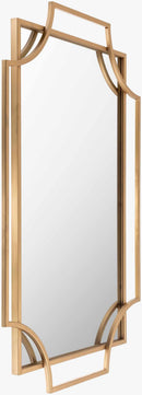 Golasecca Brass Frame Gold Mirror