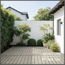Deck Tiles - BEIGESLAT - Interlocking PP Flooring - High End Polypropylene | 100% Recyclable | DECKO Lite (24" x 12" x 0.78" tile)