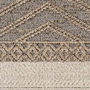 Beige Charcoal Areli Outdoor Area Rug