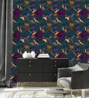 Hummingbird on Dark Wallpaper