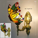 DecorBites™ Butterfly Stained Glass Wall Sconces for Home Living Room Bedroom Lighting