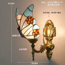 DecorBites™ Butterfly Stained Glass Wall Sconces for Home Living Room Bedroom Lighting