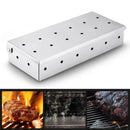 Stainless steel bbq smoker box – kitchen wood chips infuser