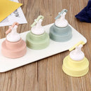 Stainless steel bottle cap stopper with colored handle kitchen nozzle