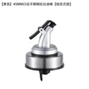 Stainless steel bottle cap stopper with colored handle kitchen nozzle