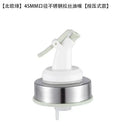Stainless steel bottle cap stopper with colored handle kitchen nozzle