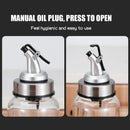 Stainless steel bottle cap stopper with colored handle kitchen nozzle