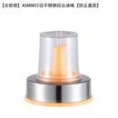 Stainless steel bottle cap stopper with colored handle kitchen nozzle