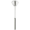 Stainless steel hand pressure egg beater kitchen whisk mixer