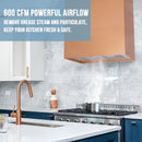 30" Modern Box Stainless Steel Wall Mount Range Hood