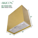 Akicon 30" Stainless Steel Wall Mount Range Hood Modern Box with 600 CFM Vent Hood
