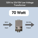 Stainless Steel Volt Transformer| 120V to Multi-Tap 12V/13V or 12V/15V AC