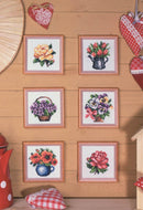 Stamped Cross stitch kit "Pansies " 7591