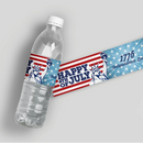 Starburst Liberty Water Bottle Labels