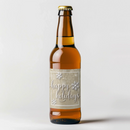 Starry Snowflakes Christmas Beer Label