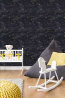 Stars on Black Wallpaper