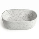 Statuario White Marble Rectangular Bathtub - 32"x67"x20" - Honed