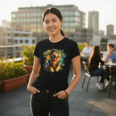 Stay Golden Retriever Graphic T-Shirt Cotton Women Casual Dog Lover Wear