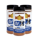 NON COLLECTIVE | Steak Rub | Pack of 3 | 9.9 oz | Gluten Free | Fat Boy Hickman's BBQ