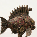 DecorBites™ Blackfish Resin Steampunk Whale Figurine Classic Home Office Decor