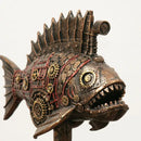 DecorBites™ Blackfish Resin Steampunk Whale Figurine Classic Home Office Decor