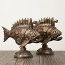 DecorBites™ Blackfish Resin Steampunk Whale Figurine Classic Home Office Decor