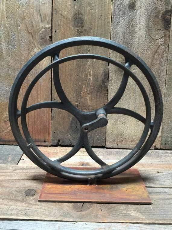 Steampunk Spinning Gear Display