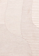 Stone Modern Ripple Pink Hand Tufted 5x7 Wool Rug