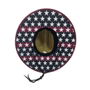 Straw Lifeguard Sun Hats for Adults - Patriotic