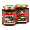 Strawberry Rhubarb Jam | Pack of 2 | 9 oz | Nutt Family Jams & Jellies